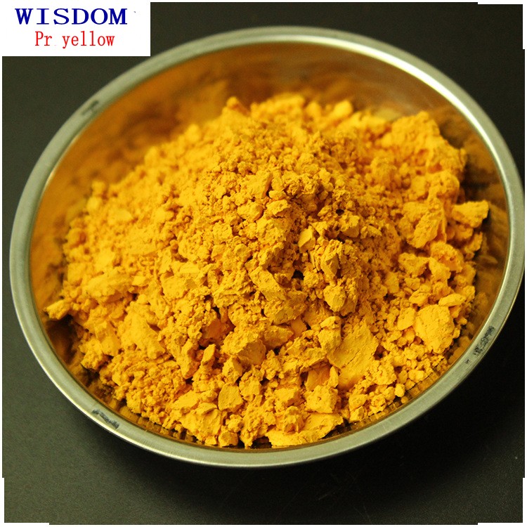 Pr yellow ceramic body pigment for tile