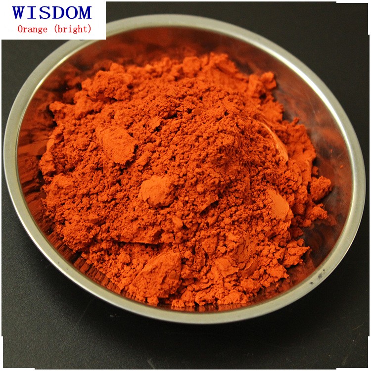 Orange body stain ceramic pigment for tile