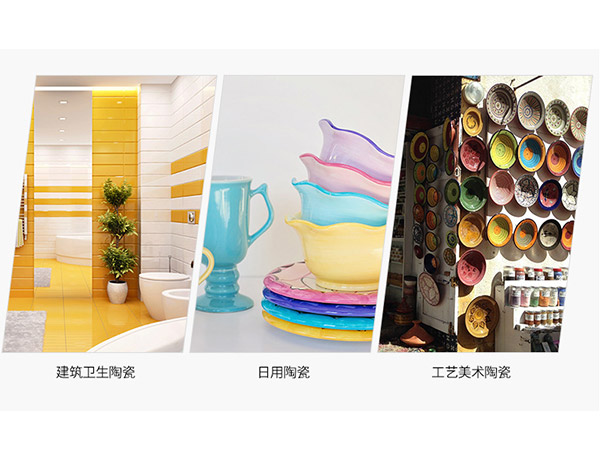 Dry mixed body ceramic pigment for tile