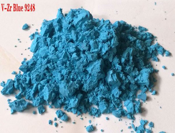 Low fire temperature on glaze ceramic pigment