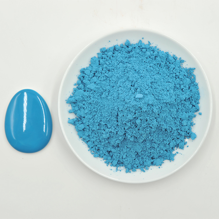 Turquoise blue color ceramic pigment for mugs