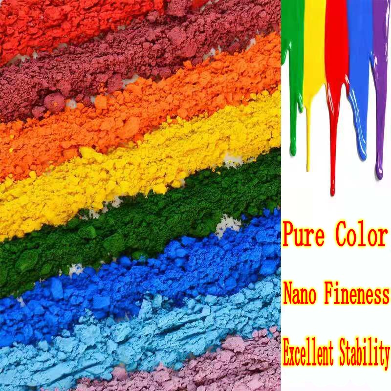 High stability ceramic glaze stains orange pigment
