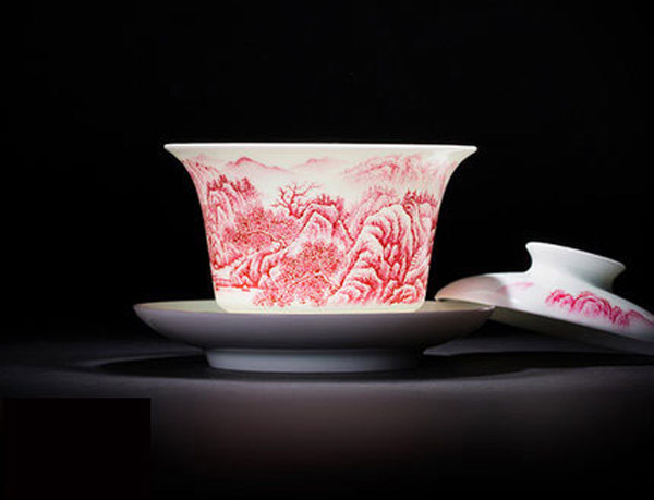 Ceramic color pigment body stain maroon red 