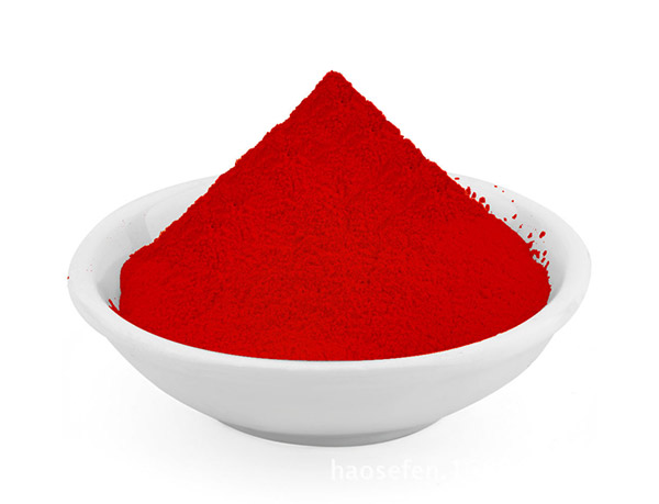 High temperature encapsulated inclusion red ceramic pigment 