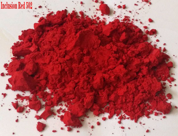 Low fire temperature on glaze ceramic pigment